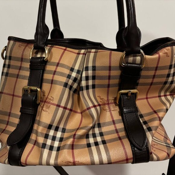 Burberry Haymarket Check Northfield Tote Bag - Picture 1 of 4